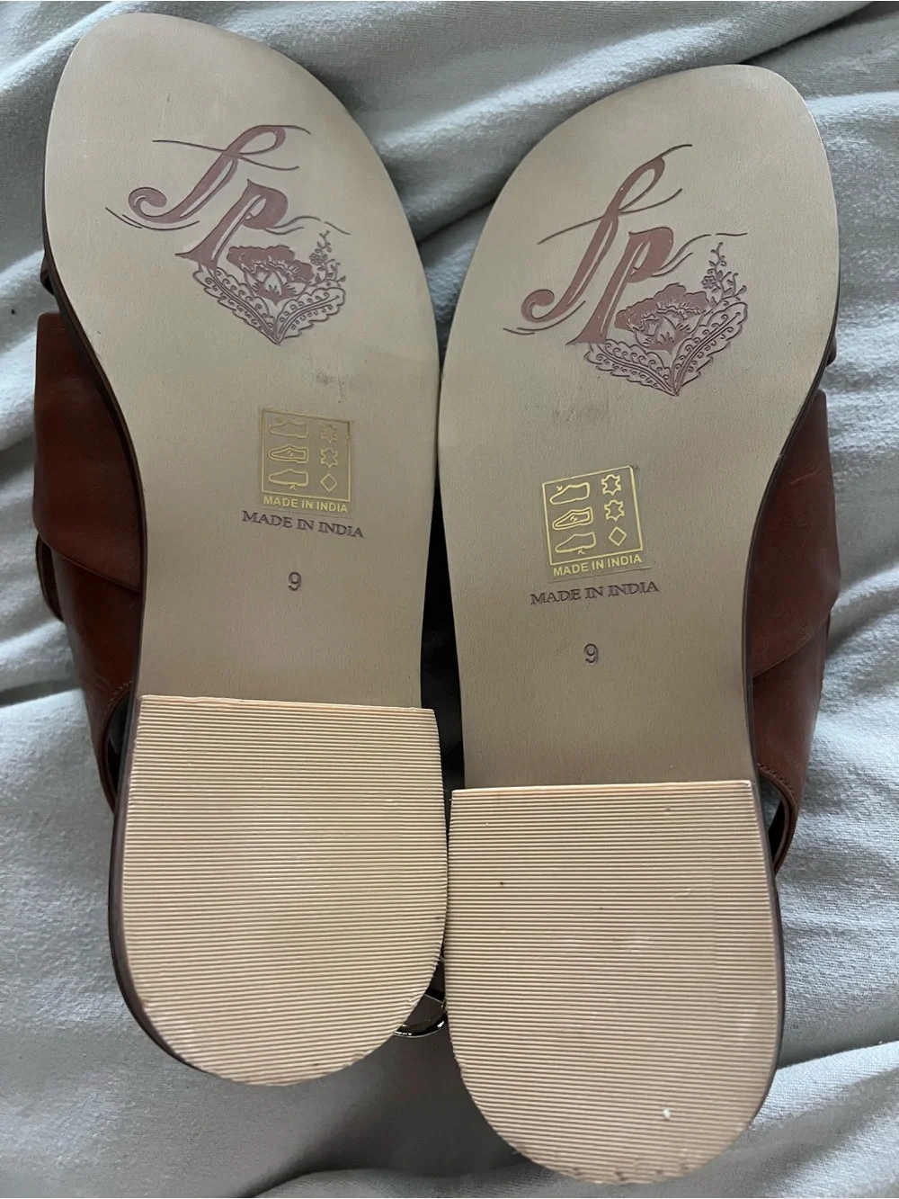 Free People Libby Fisher Flats Size 9 NWOT RT $138 Vachetta